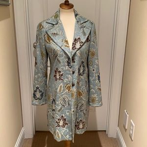 REDUCED!! C A b i Brocade swing coat/jacket size 6